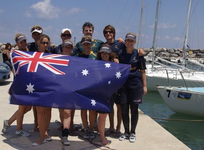 Tara McCall and the Australian Team © SW